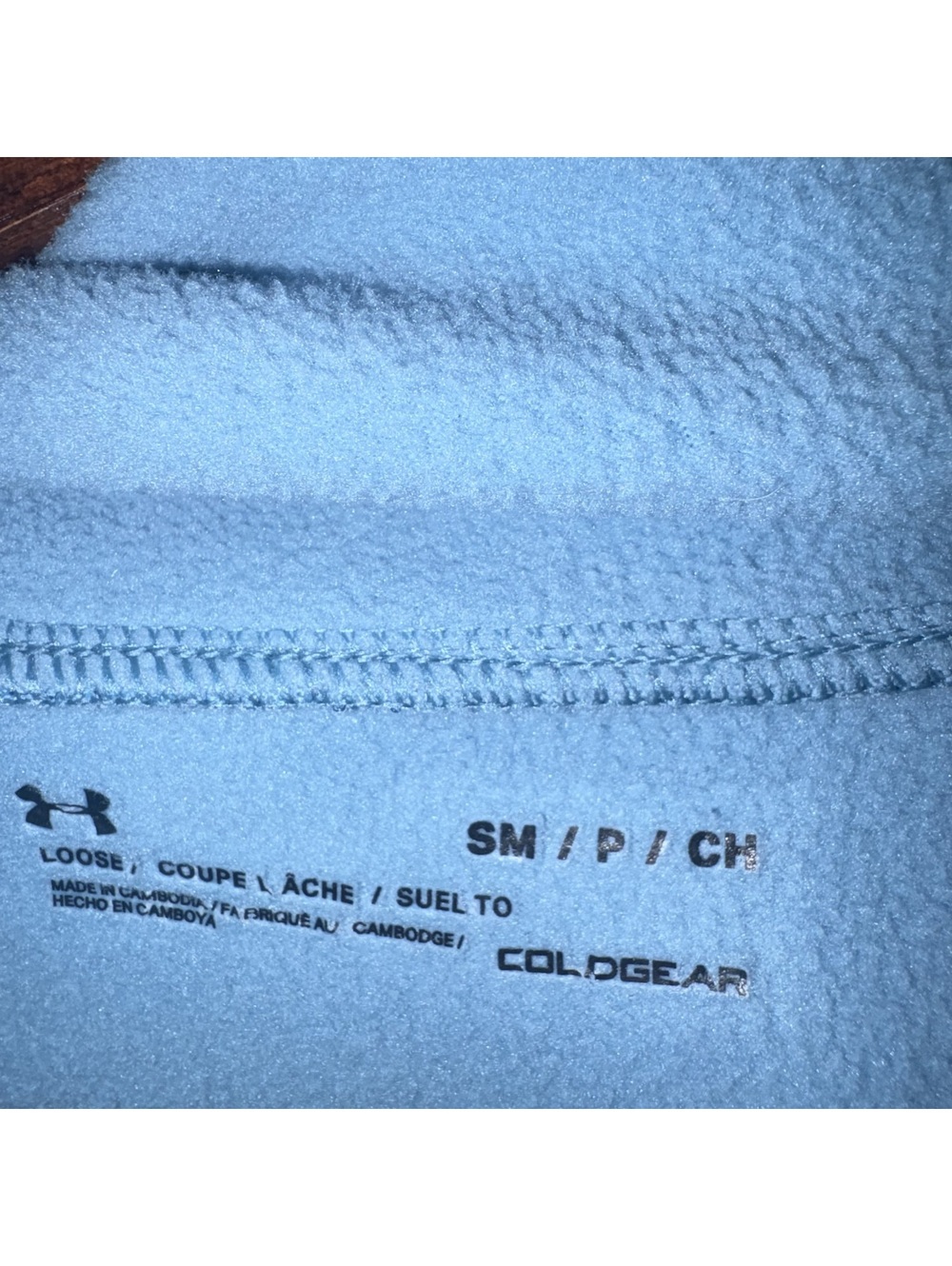 Women's Under Armour ColdGear Loose Fit Zip-Up Hoodie - Blue - Size Small - Picture 4 of 5